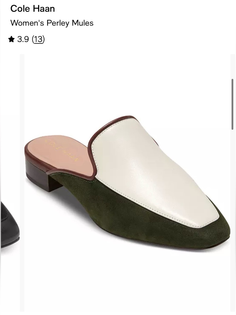 Cole Haan Women's Perley Mules, Size 7.5
